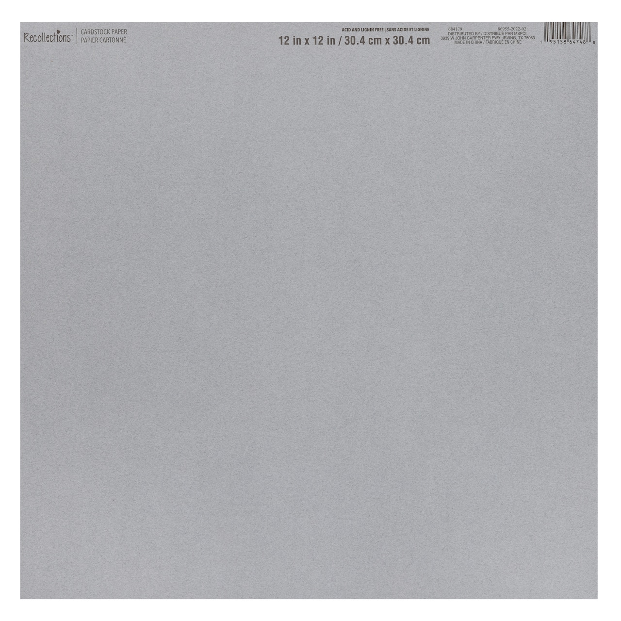 60 Pack: Smooth Solid Cardstock Paper by Recollections™, 12" x 12"